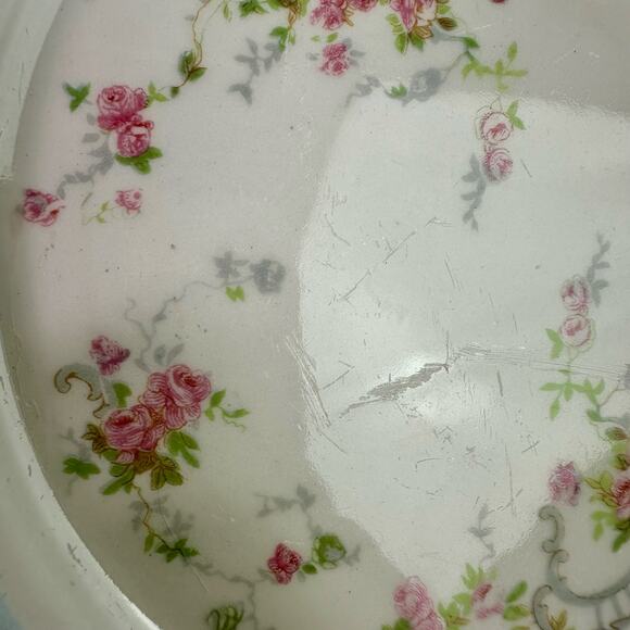 Limoges VTG Candle Light Nancy Rose A-50 Floral Small 6.5" Diameter Plate *READ - Picture 5 of 8